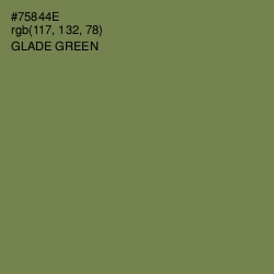 #75844E - Glade Green Color Image